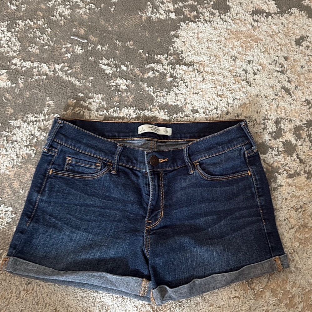 Abercrombie & Fitch Indigo Denim Shorts